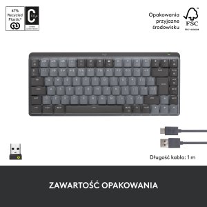Klawiatura Logitech MX Mechanical Mini (920-010780) + Brio 100 (960-001585) 37