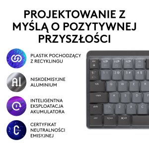 Klawiatura Logitech MX Mechanical Mini (920-010780) + Brio 100 (960-001585) 6