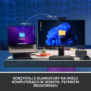 Klawiatura Logitech MX Mechanical Mini (920-010780) + Brio 100 (960-001585) 10