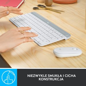Klawiatura + mysz Logitech MK470 (920-009205) + Brio 100 (960-001585) 4