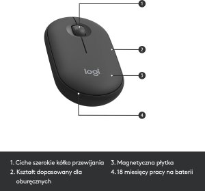 Klawiatura + mysz Logitech MK470 Slim (920-009204) + Brio 100 (960-001585) 4