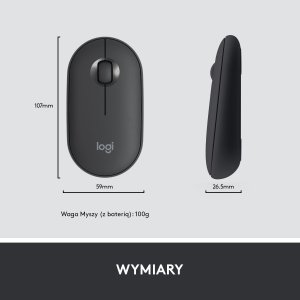 Klawiatura + mysz Logitech MK470 Slim (920-009204) + Brio 100 (960-001585) 6