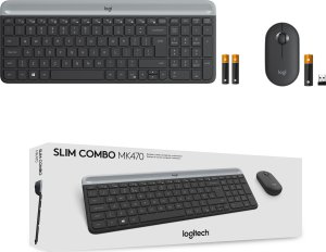 Klawiatura + mysz Logitech MK470 Slim (920-009204) + Brio 100 (960-001585) 7