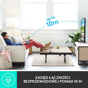 Klawiatura Logitech K400 Plus (920-007145) + Brio 100 (960-001585) 4