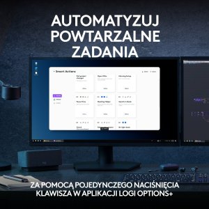 Mysz Logitech MX Vertical Ergonomic (910-005448) + MX Keys S Bezprzewodowa Graphite US (920-011587) 15