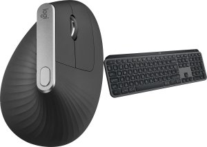 Mysz Logitech MX Vertical Ergonomic (910-005448) + MX Keys S Bezprzewodowa Graphite US (920-011587) 45