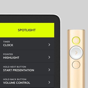 Logitech Spotlight Presentation Remote Złoty (910-004862) + MX Anywhere 3S Graphite (910-006929) 33