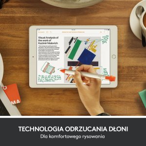 Rysik Logitech Crayon - INTENSE SORBET (914-000034) + Etui Combo Touch do iPad (10th gen) Szare (920-011441) 8