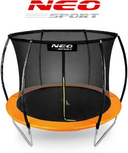 Trampolina ogrodowa Neo-Sport NS-10C201 z siatką wewnętrzną 10 FT 312 cm 3