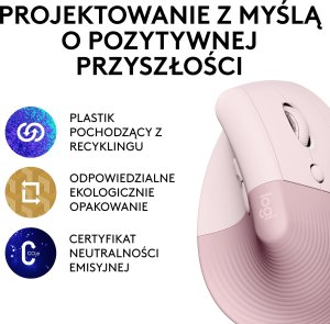 Mysz Logitech Lift Rose (910-006478) + Ergo K860 (920-010108) 6