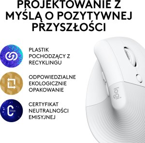 Mysz Logitech Lift Off-White (910-006475) + Ergo K860 (920-010108) 31