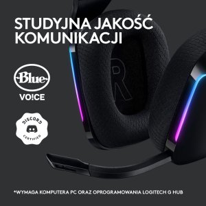 Klawiatura Logitech G413 TKL SE GX Linear (920-010446) + G733 Lightspeed Czarne (981-000864) 12
