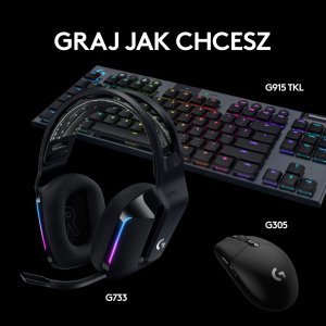 Klawiatura Logitech G PRO GX Blue (920-009392) + G733 Lightspeed Czarne (981-000864) 19