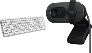 Klawiatura Logitech MX Keys S Grey US (920-011588) + Brio 100 (960-001585) 23