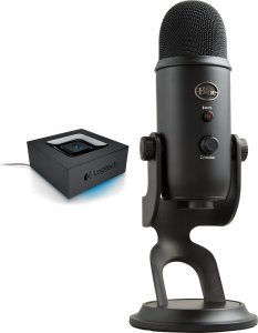 Adapter bluetooth Logitech Audio minijack 3,5mm (980-000912) + Yeti USB Blackout (988-000229) 31
