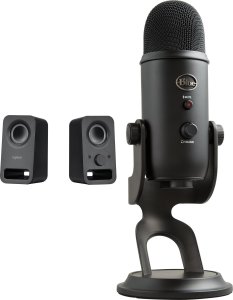 Głośniki komputerowe Logitech Z150 (980-000814) + Yeti USB Blackout (988-000229) 19