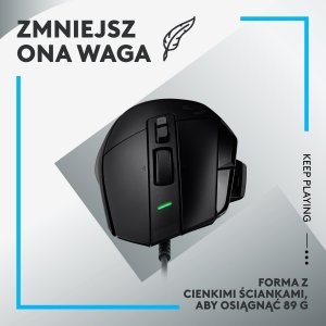 Mysz Logitech G502 X (910-006138) + G Pro X Czarne (981-000818) 7
