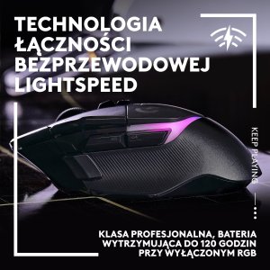 Mysz Logitech G502 X Plus (910-006162) + G Pro X Czarne (981-000818) 4