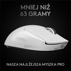 Mysz Logitech G Pro X Superlight White (910-005942) + G Pro X Czarne (981-000818) 4
