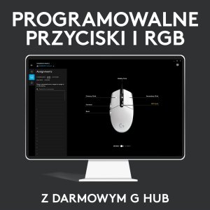 Mysz Logitech G102 Lightsync (910-005854) + G Pro X Czarne (981-000818) 6