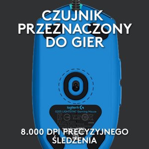 Mysz Logitech G102 Lightsync (910-005801) + G Pro X Czarne (981-000818) 10