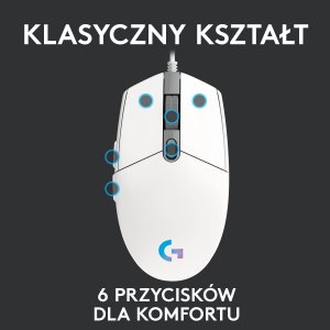 Mysz Logitech G102 Lightsync (910-005824) + G Pro X Czarne (981-000818) 2