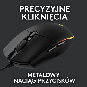 Mysz Logitech G102 Lightsync (910-005823) + G Pro X Czarne (981-000818) 5