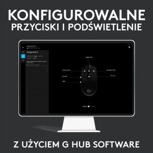 Mysz Logitech G102 Lightsync (910-005823) + G Pro X Czarne (981-000818) 8