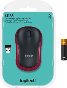 Mysz Logitech M185 Czerwona (910-002240) + Studio Series - GRAPHITE (956-000049) 2
