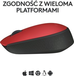 Mysz Logitech M171 czerwony (910-004641) + Studio Series - GRAPHITE (956-000049) 6