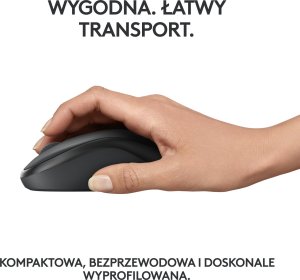 Mysz Logitech M240 Silent czarna (910-007119) + Studio Series - MID GREY (956-000052) 4
