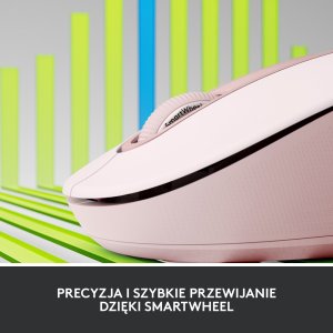 Mysz Logitech M650 Różowy (910-006254) + Studio Series - MID GREY (956-000052) 3