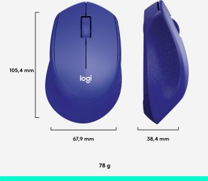 Mysz Logitech M330 Silent Plus (910-004910) + Studio Series - MID GREY (956-000052) 9