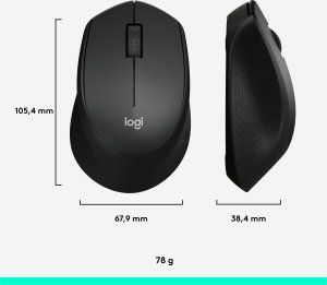 Mysz Logitech M330 Silent Plus (910-004909) + Studio Series - MID GREY (956-000052) 9
