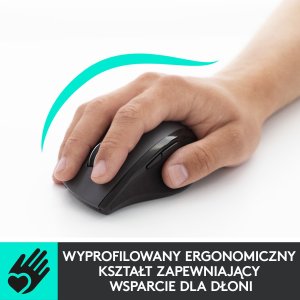 Mysz Logitech M705 Marathon (910-001949) + Studio Series - MID GREY (956-000052) 3