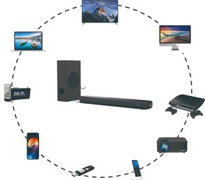 Mozos Mozos MSTV mobilny stojak tv stand do telewizora + Soundbar THEATER 11