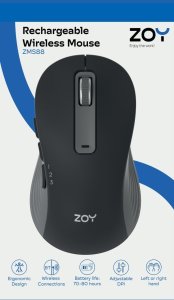 Klawiatura ZOY Klawiatura ZOY ZKB880 + Mysz ZOY bezprzewodowa ZMS88 + Podkładka ZOY żelowa czarna ZMP25 20