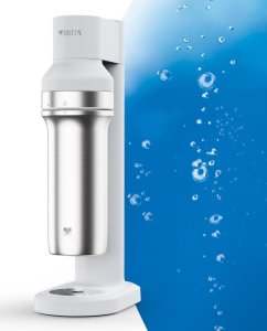 Saturator Brita sodaTRIO Biały + Szklana butelka sodaTRIO 2-pak 3