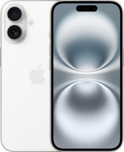 Smartfon Apple iPhone 16 128GB White (MYE93) + FlexibleGlass 2