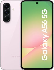 Smartfon Samsung Galaxy A56 5G 8/128GB Różowy (SM-A566BLIAEUE) + FlexibleGlass + Etui Clear Case 2