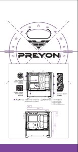Obudowa PREYON Obudowa PREYON Obudowa Nest Windy White + Zasilacz PREYON EAGLE POWER GOLD 1000W 4