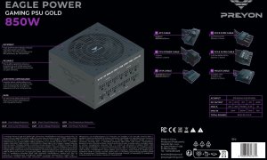 Obudowa PREYON Obudowa PREYON Obudowa Nest Windy+ White + Zasilacz PREYON EAGLE POWER GOLD 850W 27
