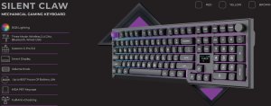 Klawiatura PREYON Klawiatura PREYON SILENT CLAW Yellow + Mysz PREYON Owl Wireless + Podkładka PREYON Falcon Speed XL 15