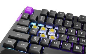 Klawiatura PREYON Klawiatura PREYON SILENT CLAW Yellow + Mysz PREYON Owl Wireless + Podkładka PREYON Falcon Speed XL 18