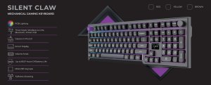 Klawiatura PREYON Klawiatura PREYON SILENT CLAW Brown + Mysz PREYON Owl Wireless + Podkładka PREYON Falcon Speed XL 17