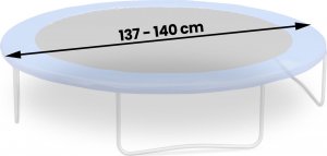 Neo-Sport NeoSport Mata do trampoliny batut 140 cm 30spr 4,5ft 4