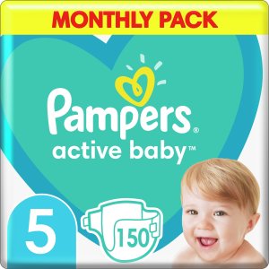 Pampers Pieluchy Active Baby 5, 11-16 kg, 150 szt. x2 4