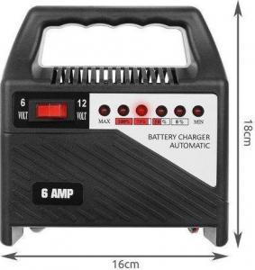 Iso Trade Prostownik do akumulatora 12V 6A 9