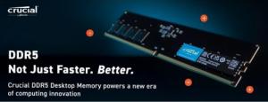 Pamięć Crucial DDR5, 32 GB, 4800MHz, CL40 (CT32G48C40U5) 2
