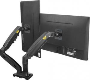 NB Uchwyt biurkowy na 2 monitory 17" - 27" (F160B) 2